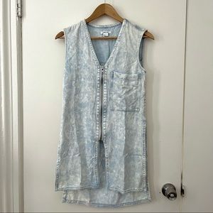 Helmut Lang stonewash sleeveless vest